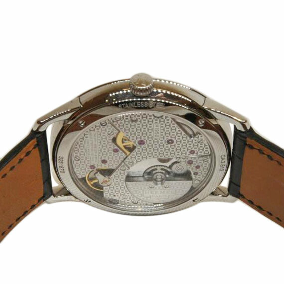 HERMES エルメス/スリムドゥエルメスGM／レザーベルト／オートマ裏スケ／スモセコ/CA2.810//325****/Aランク/92