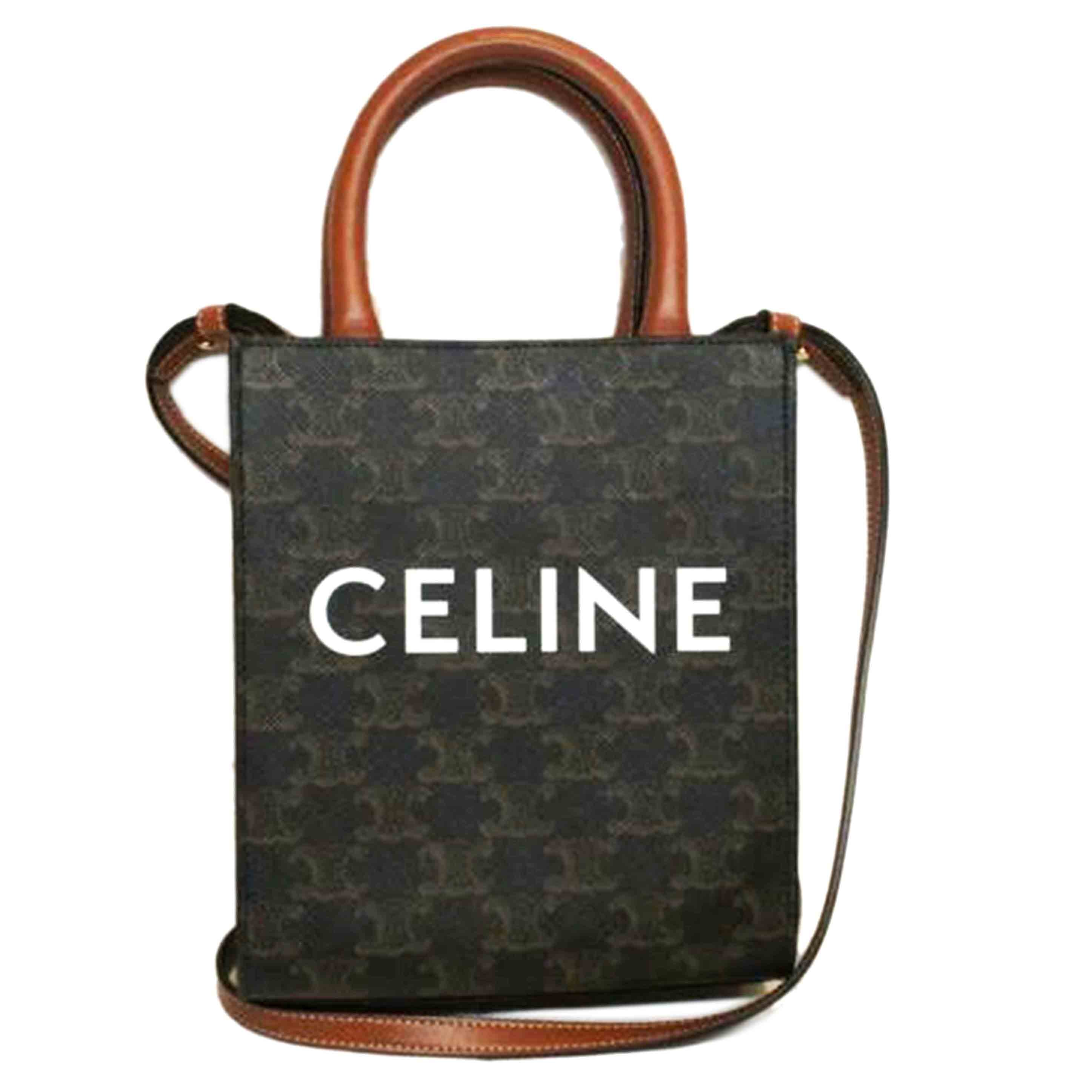 CELINE セリーヌ/ミニバーディカルカバトリオンフPVCキャンバス//Aランク/92