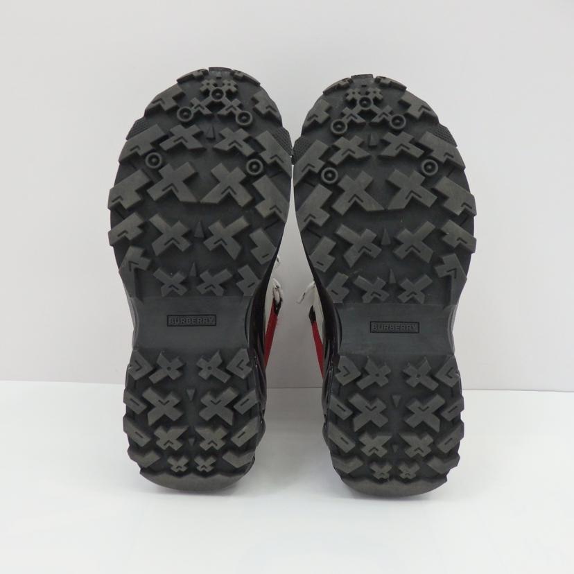 BURBERRY　LONDON　ENGLAND バーバリーロンドン　イングランド/ナイロン＆スエード　LOW　TOP　アーサー//ABランク/77