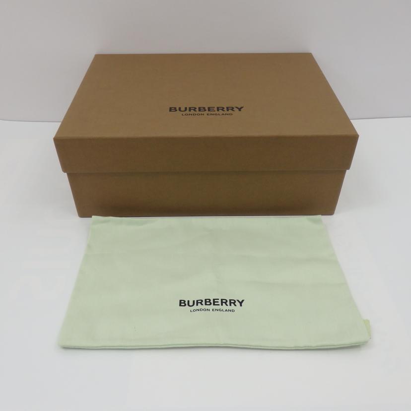 BURBERRY　LONDON　ENGLAND バーバリーロンドン　イングランド/ナイロン＆スエード　LOW　TOP　アーサー//ABランク/77