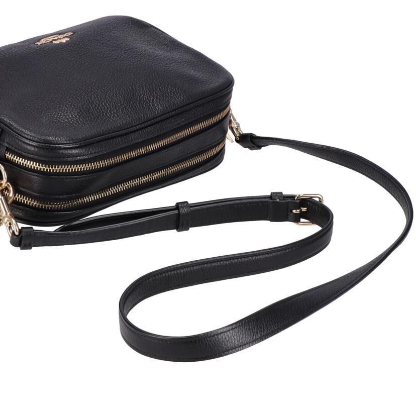 COACH コーチ/コーチ／レザーWジップショルダー／ブラック/F39856//M19**/SAランク/75