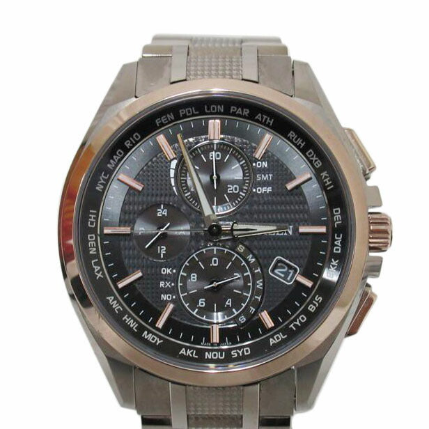 CITIZEN シチズン/アテッサ・チタニウム／メンズ／電波ソーラー/H804-T026966//142******/Aランク/63