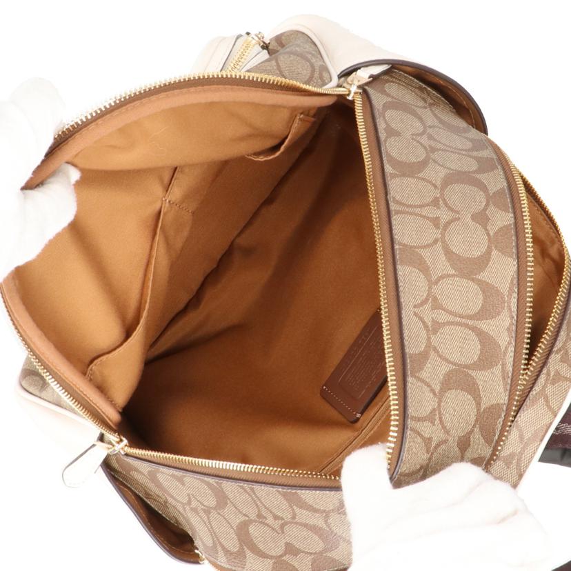 COACH バックパック シグネチャー チャーリー PVC ベージュ A4可 COACH コーチ/ブランドバッグ・小物｜WonderREX-ONLINE 公式通販サイト