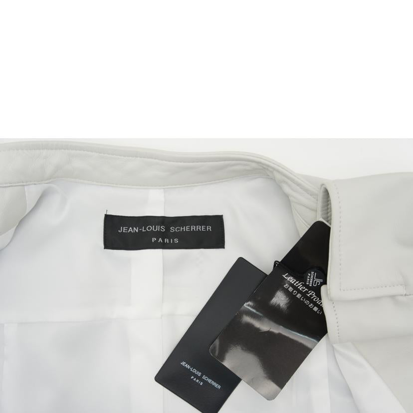 JEAN－LOUIS　SCHERRER ジャン・ルイ・シュレル/シープレザーシングルライダースジャケット/1450251//サイズ　S/Sランク/05