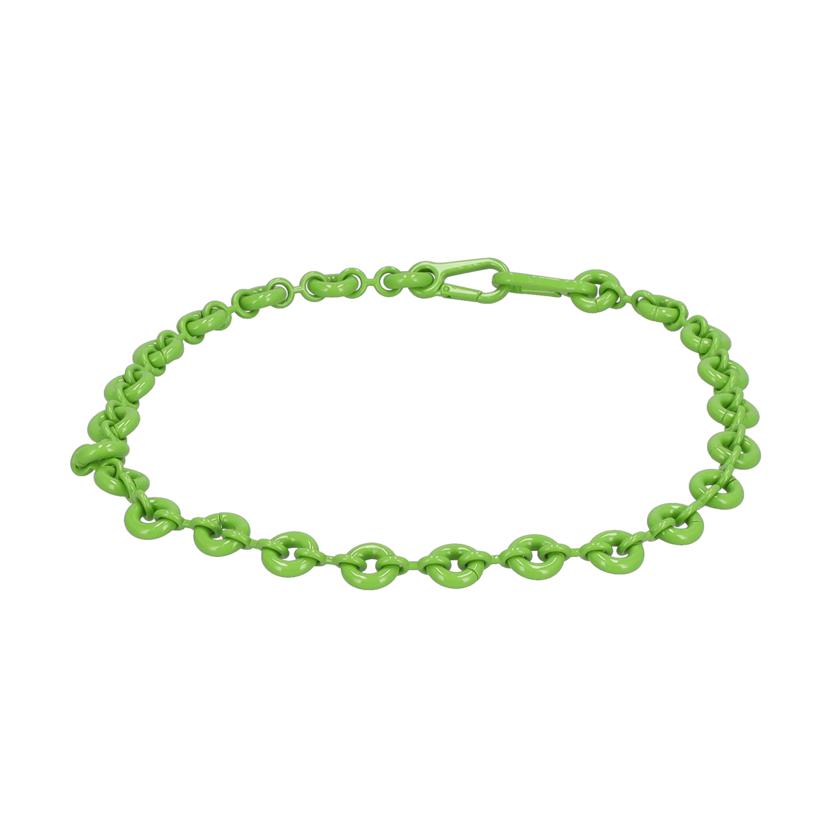 LOEWE ロエベ/ドーナツチェーン／ワニスアルミニウム／グリーン//SAランク/91