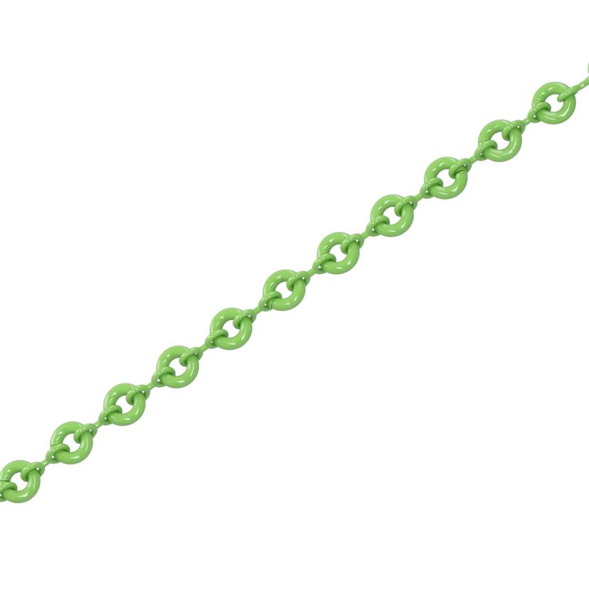 LOEWE ロエベ/ドーナツチェーン／ワニスアルミニウム／グリーン//SAランク/91