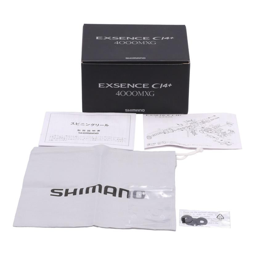 SHIMANO シマノ/スピニングリール/エクスセンス CI4+ 4000MXG//Bランク/62
