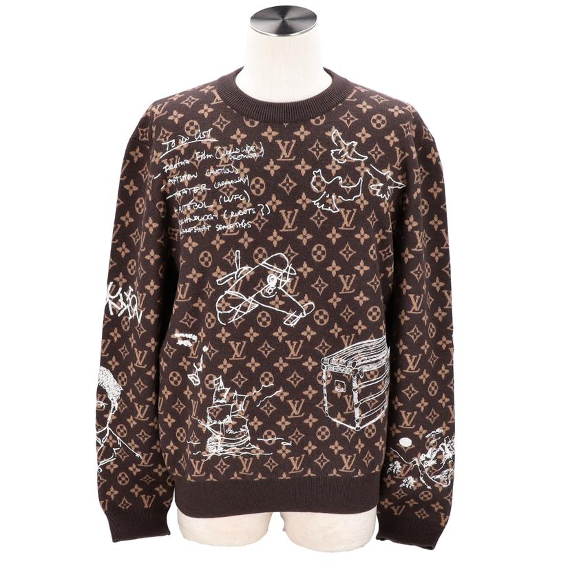 LV　 ルイヴィトン/モノグラムニット　23AW//SAランク/20