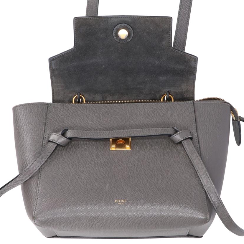 CELINE セリーヌ/ロゴベルトバックマイクロ2way/189153//S-A******/Bランク/93