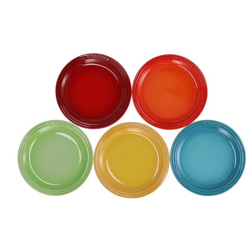 LE CREUSET/23cm ラウンドプレート 5枚セット//Aランク/19