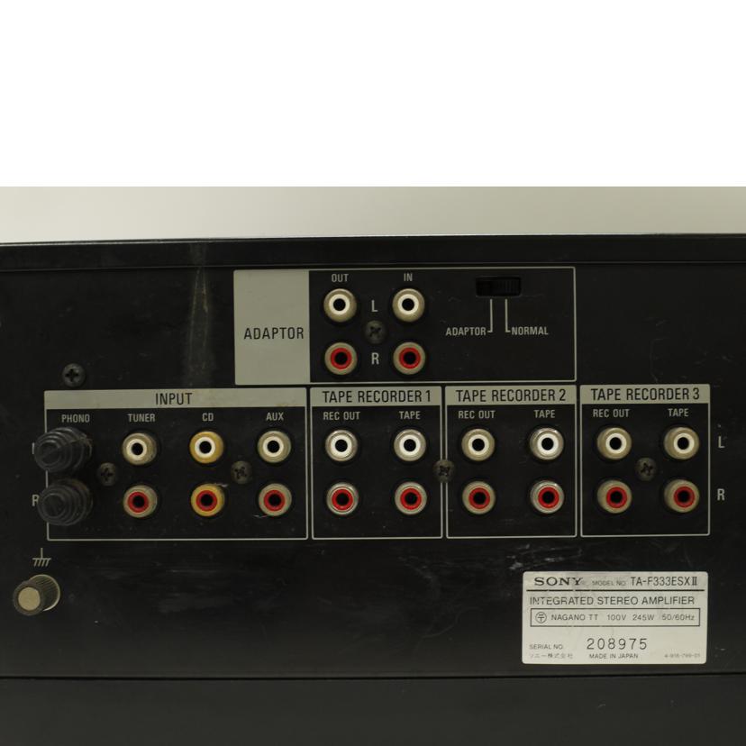 SONY ソニー/プリメインアンプ/TA-333ESX2//208975/BCランク/69