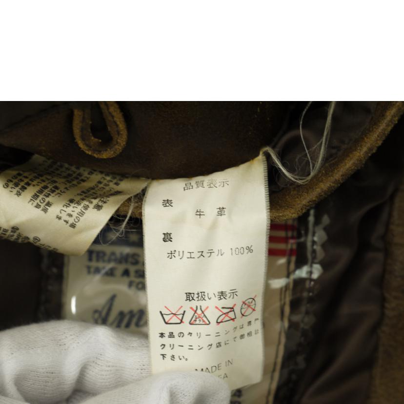 Amcruis アムクルーズ/レザーフライトジャケット//ABランク/69