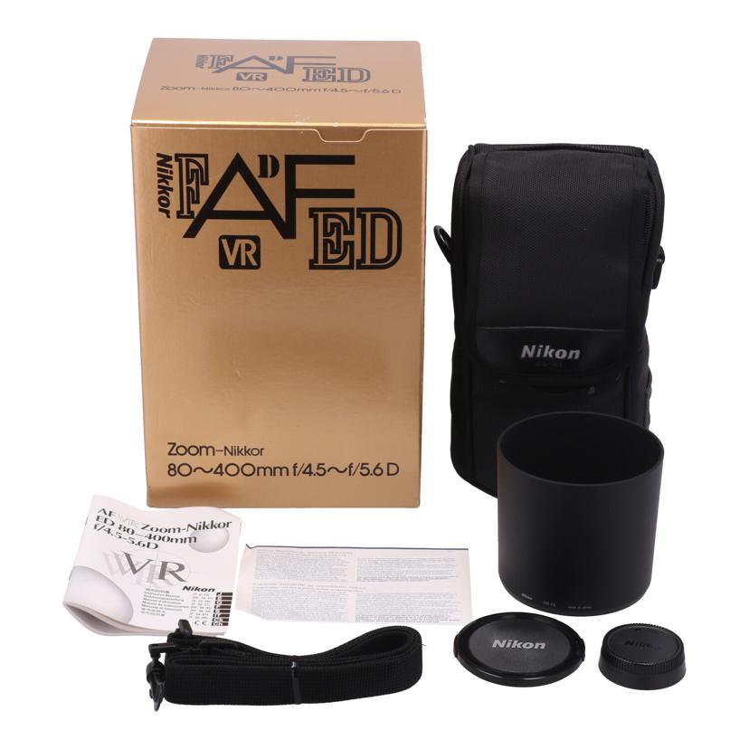 Nikon ニコン　/交換レンズ／80－400mm/AF VR 80-400mm f4.5-5.6D ED//207162/ABランク/62