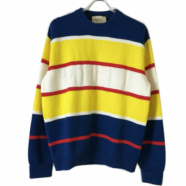 GUCCI グッチ/ボーダークルーネックセーター/729528 XKC0P//Bランク/51