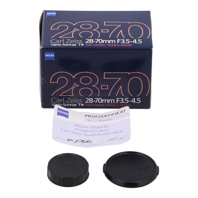 CONTAX コンタックス　/交換レンズ／バリオゾナー28－70mm/Vario-Sonnar T* 28-70mm F3.5-4.5//8447821/Cランク/62