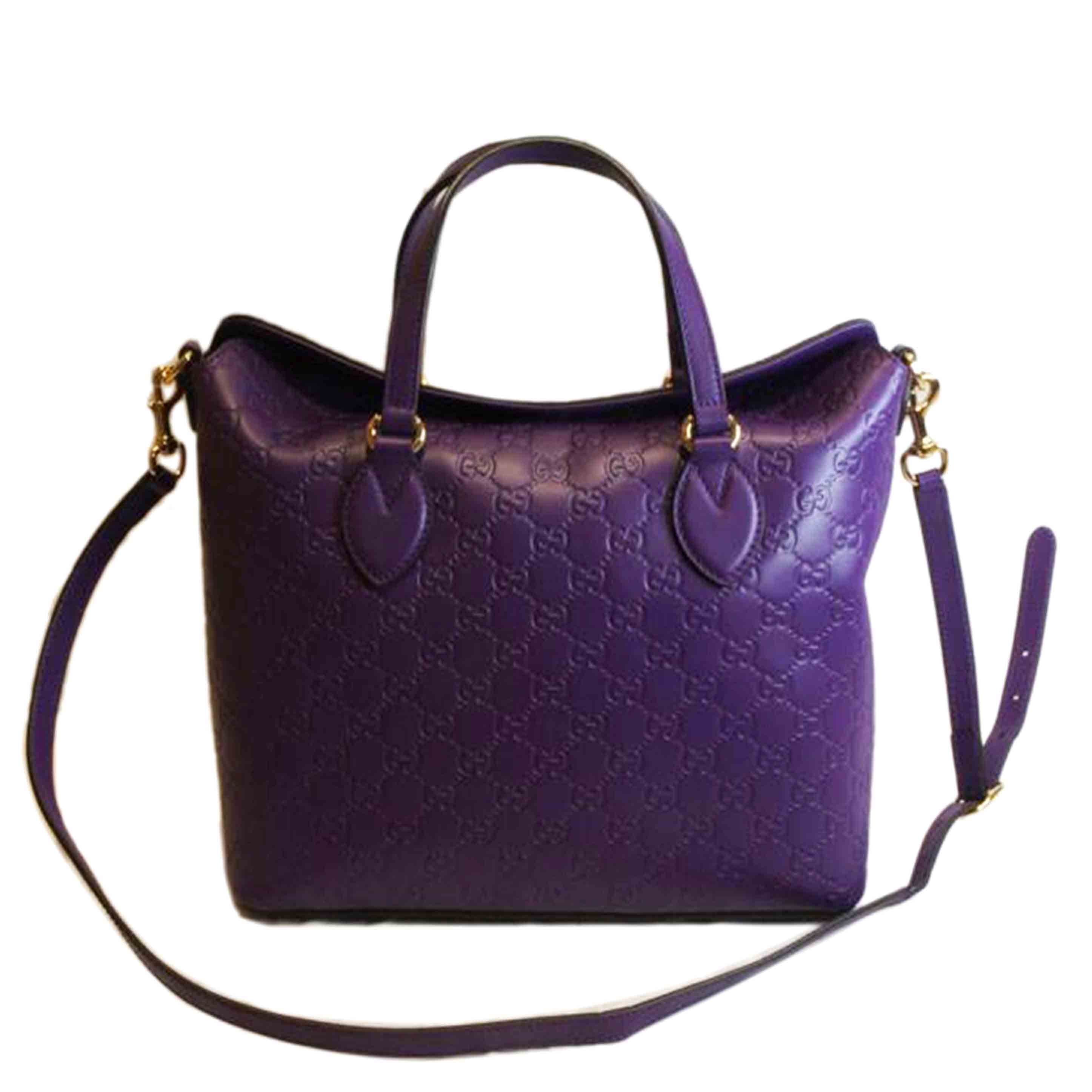 GUCCI グッチ/グッチシマトップハンドル2WAYパープル/428226//493***/SAランク/92