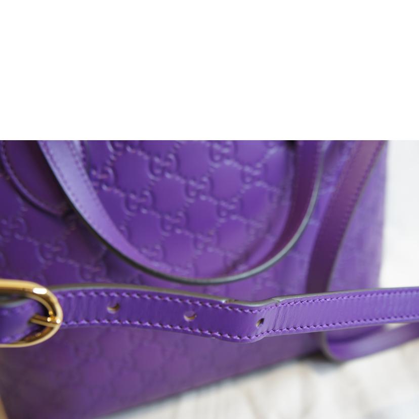 GUCCI グッチ/グッチシマトップハンドル2WAYパープル/428226//493***/SAランク/92