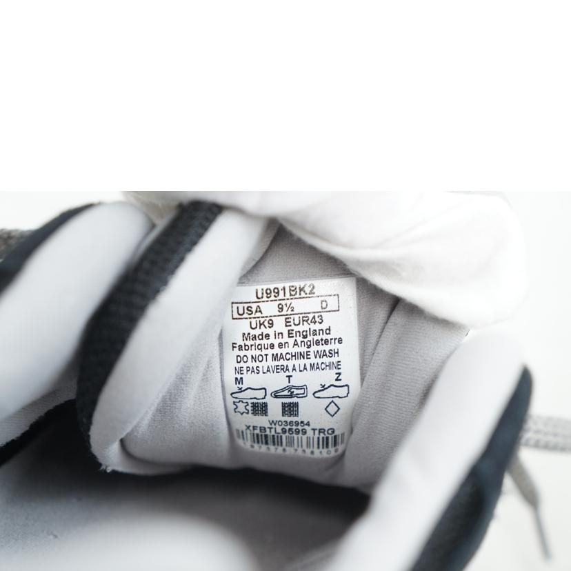 NB ニューバランス/NB　スニーカー991／ブラック　ENG　/U991BK2//Aランク/67