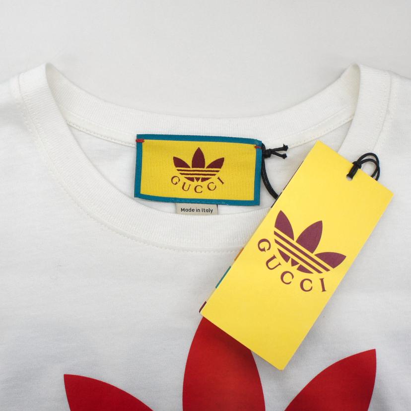 GUCCI グッチ/22AW×adidas　ロゴプリントTシャツ/717422//ｻｲｽﾞ:XS/SAランク/91