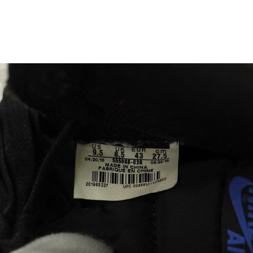 NIKE ナイキ/エアジョーダン1レトロハイGH TOP3 /555088-026//Aランク/69