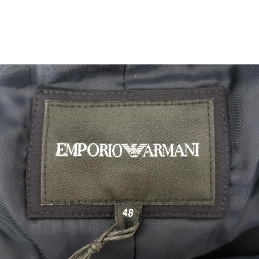 EMPORIO　ARMANI エンポリオ・アルマーニ/ダブルブレスト　トレンチコート　サイズ48　Lサイズ　ダークネイビー/6D1L61 1NUBZ//SAランク/65