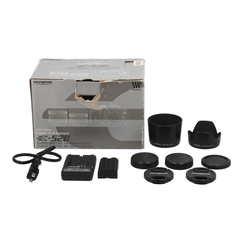 OLYMPUS オリンパス /デジタル一眼 ダブルズームキット/E-520 ﾀﾞﾌﾞﾙｽﾞｰﾑｷｯﾄ//G265119522/Bランク/63