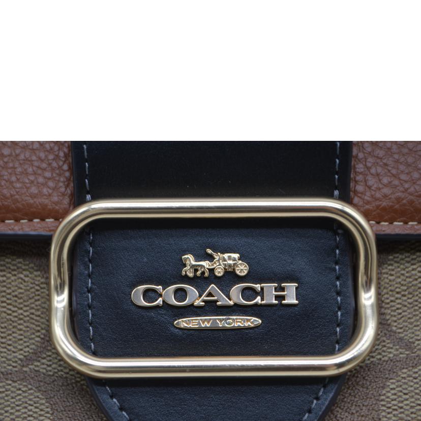 COACH コーチ/シグネチャーモーガンカラーブロックレザーショルダー/CL462//M23**/SAランク/89