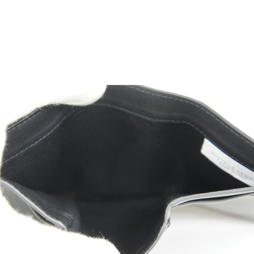 BOTTEGA　VENETA ボッテガヴェネタ/イントレチャート／3つ折り財布／ブラック／ダークグレー/515385VO0B2//Aランク/64