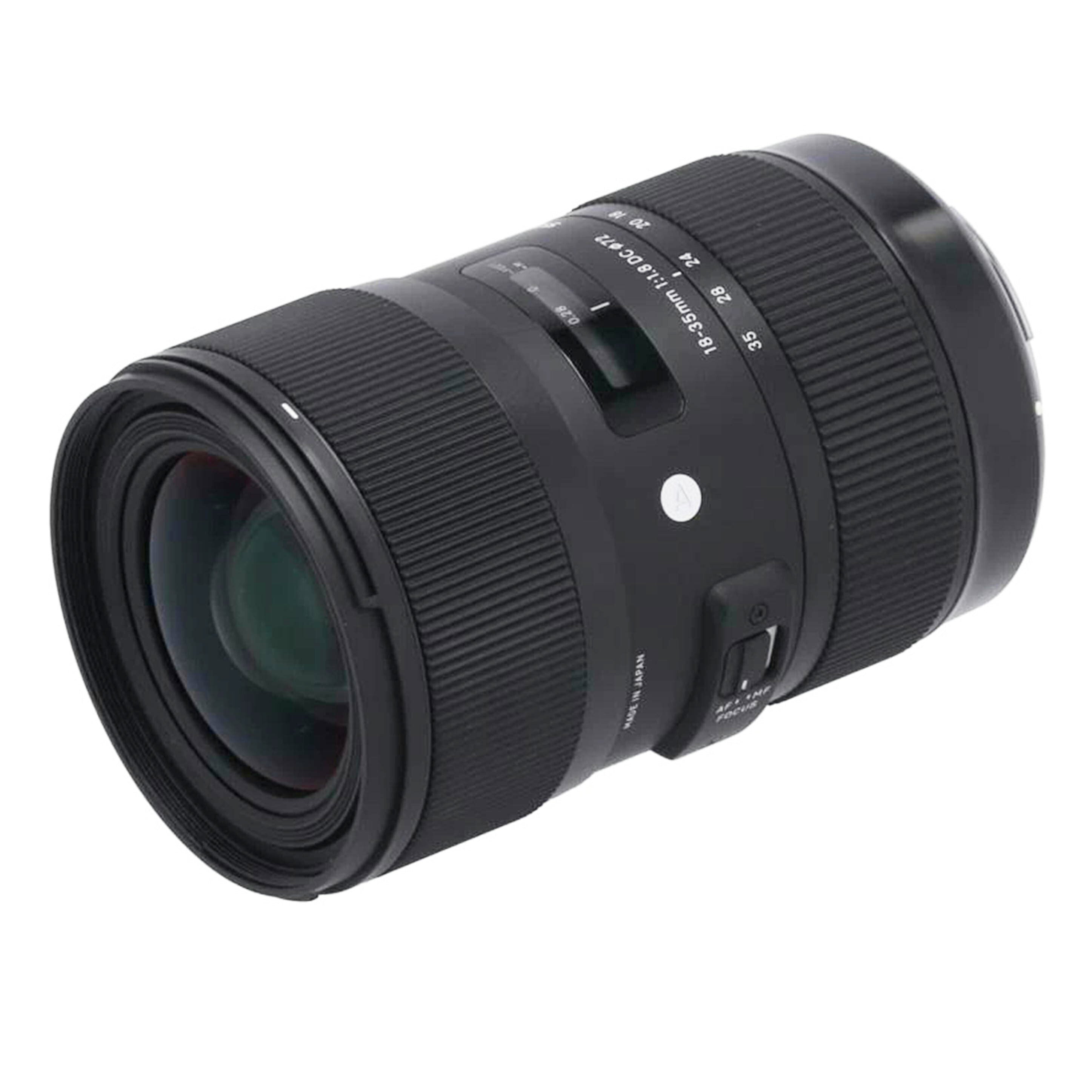 SIGMA　Canon シグマ　/交換レンズ／18－35mm/18-35mm F1.8 DC HSM //50886366/ABランク/62