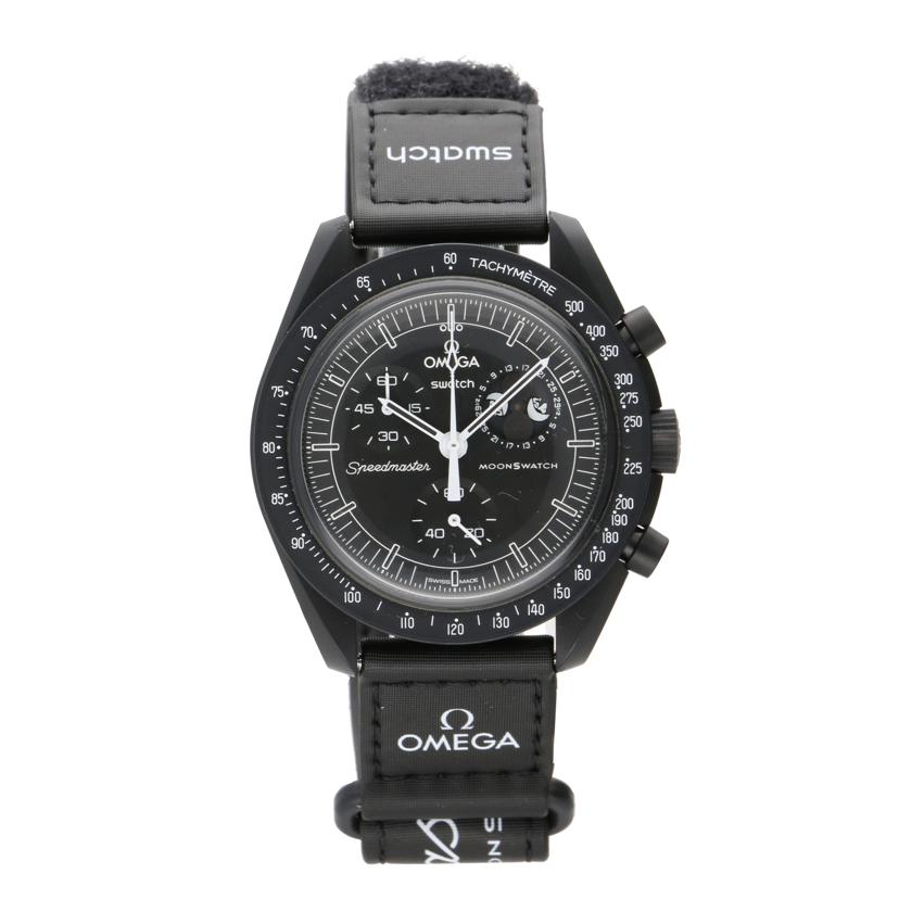 OMEGA×swatch オメガ×スウォッチ/ムーンスウォッチ／MISSION　TO　THE　MOONPHASE／クオーツ/SO33B700//SAランク/22
