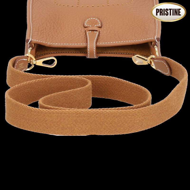 HERMES エルメス/エブリンTPM／トリヨンクレマンス／ゴールド/069426CC//W刻印*******/Sランク/18