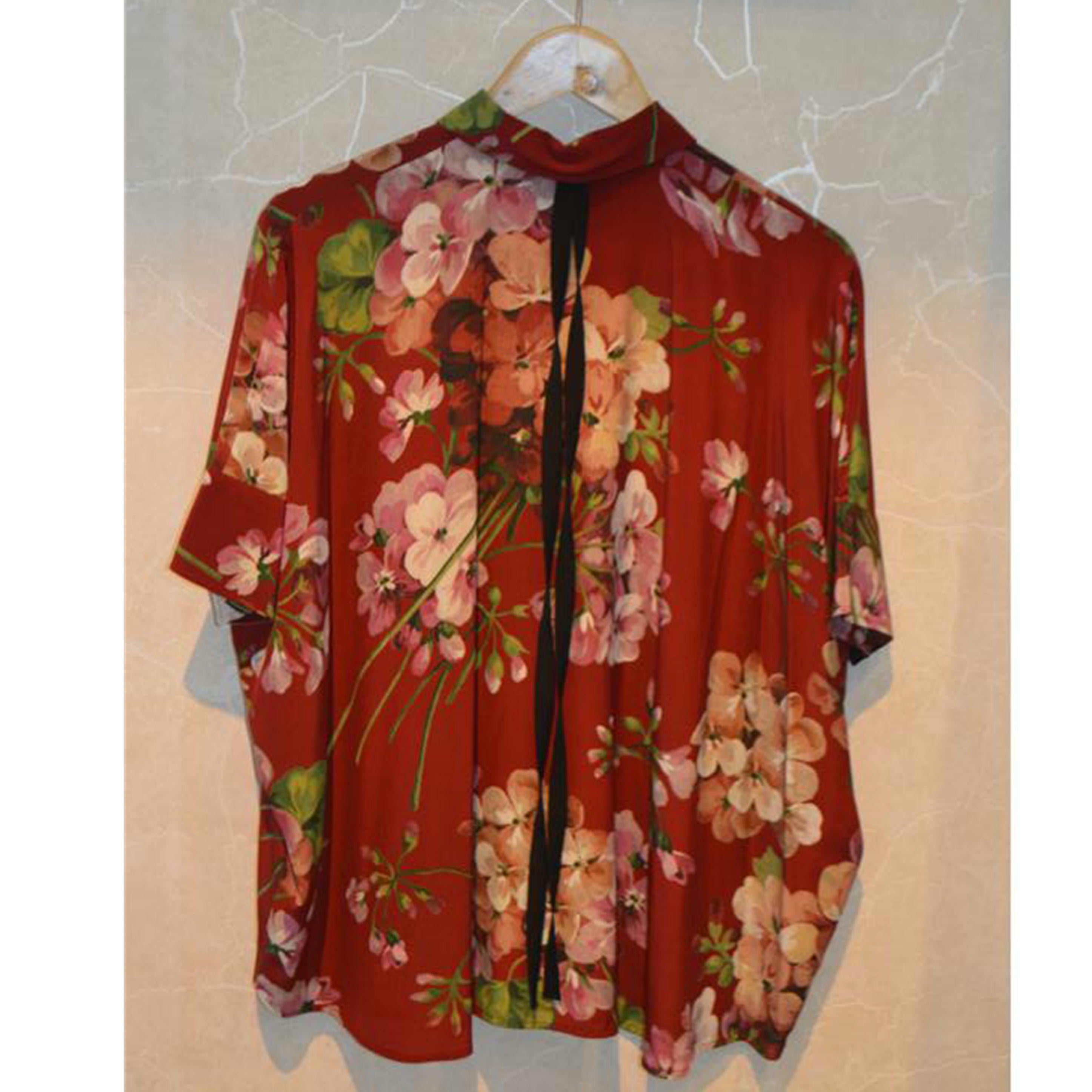 GUCCI グッチ/シルクフラワードルマンブラウス／S－Mサイズ（36）/410345//ZGP**/Aランク/89