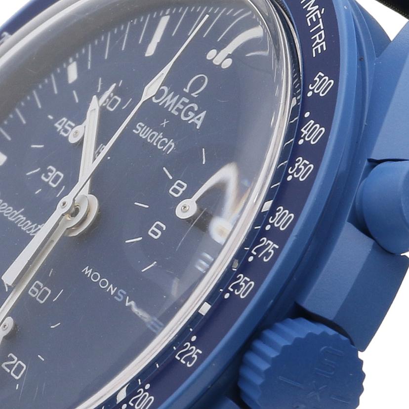 OMEGA×swatch オメガ×スウォッチ/ムーンスウォッチ/MISSION TO NEPTUNE/クオーツ/SO33N100//Aランク/24