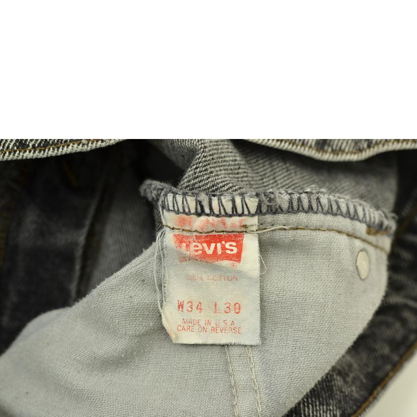 Levis リーバイス/512シルバータブ／ブラックジーンズ/512//W34、L30/ABランク/75