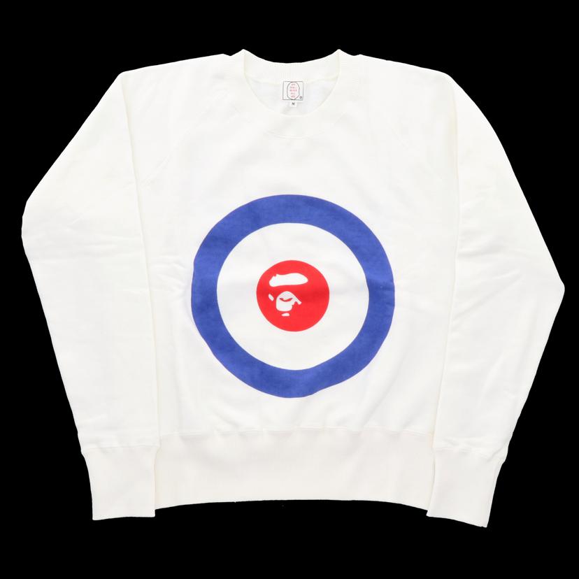 APE エイプ/90初期／ターゲットプリント／スウェット／シャツOLD／激レア//Aランク/85
