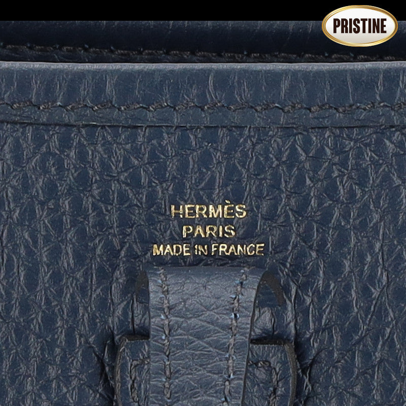 HERMES エルメス/エブリンTPM／トリヨンクレマンス／ブルーアンクル/9261181171762//B刻印*******/SAランク/18
