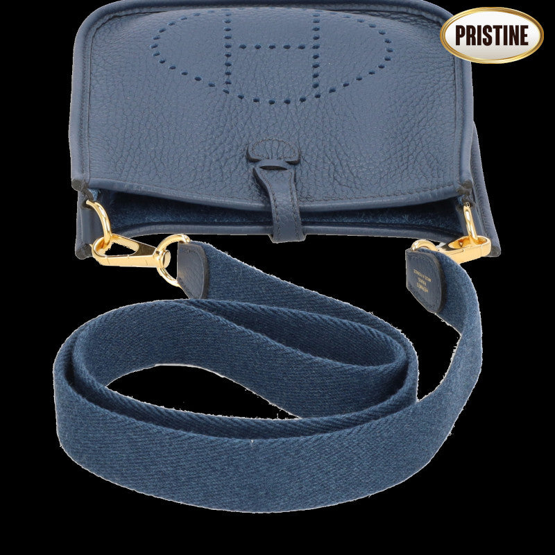 HERMES エルメス/エブリンTPM／トリヨンクレマンス／ブルーアンクル/9261181171762//B刻印*******/SAランク/18