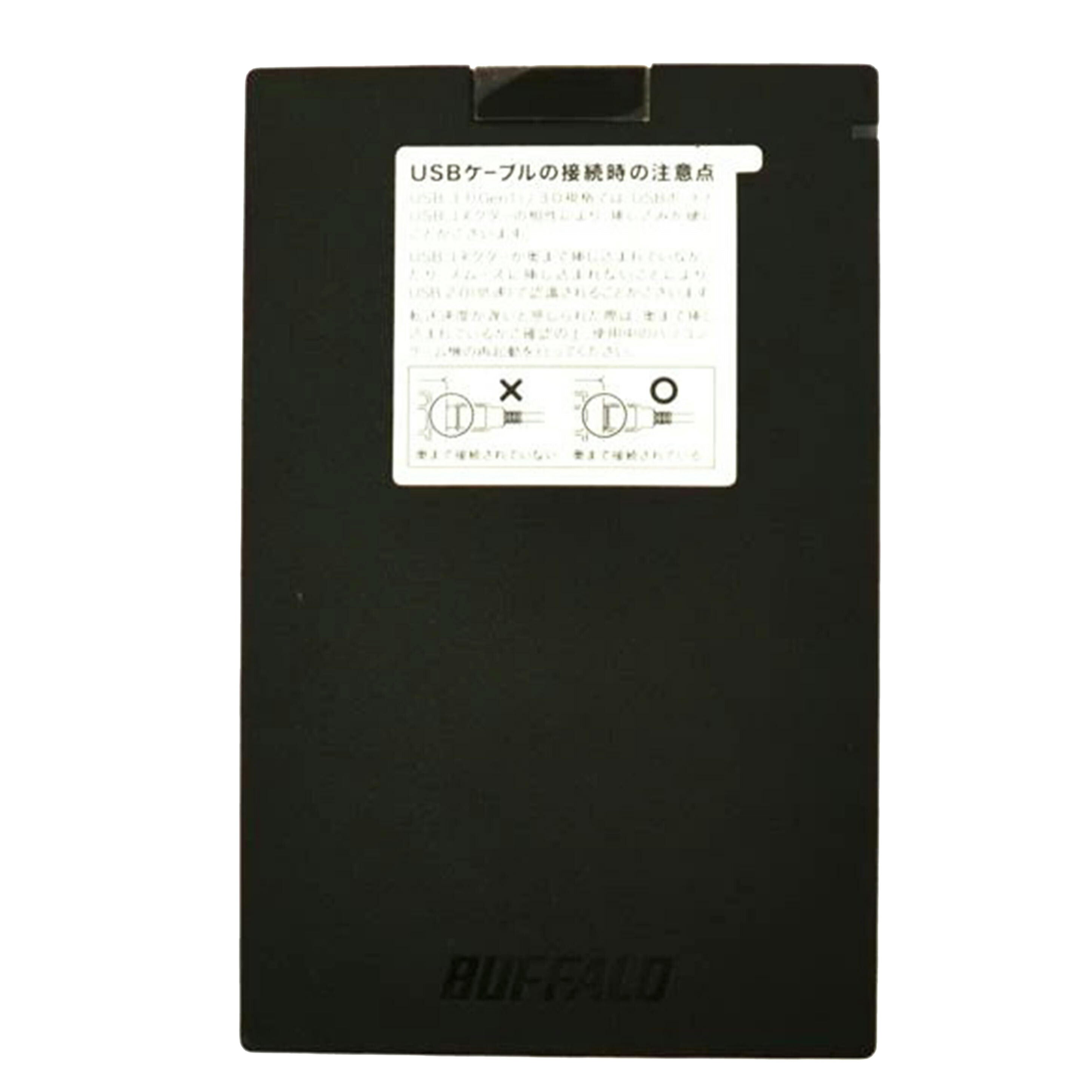 BUFFALO バッファー/外付けSSD　480GB/SSD-PG480U3//Bランク/75