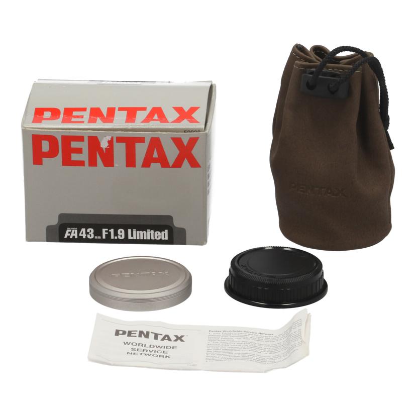 PENTAX ペンタックス　/交換レンズ／43mmLimited/FA43mmF1.9 Limited//0010362/Bランク/81