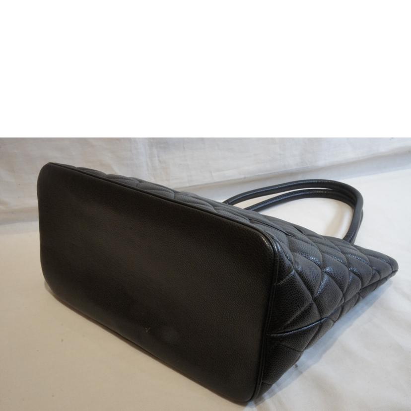 CHANEL シャネル/キャビアスキン復刻トートブラックSV金具/A01804//856****/Aランク/92