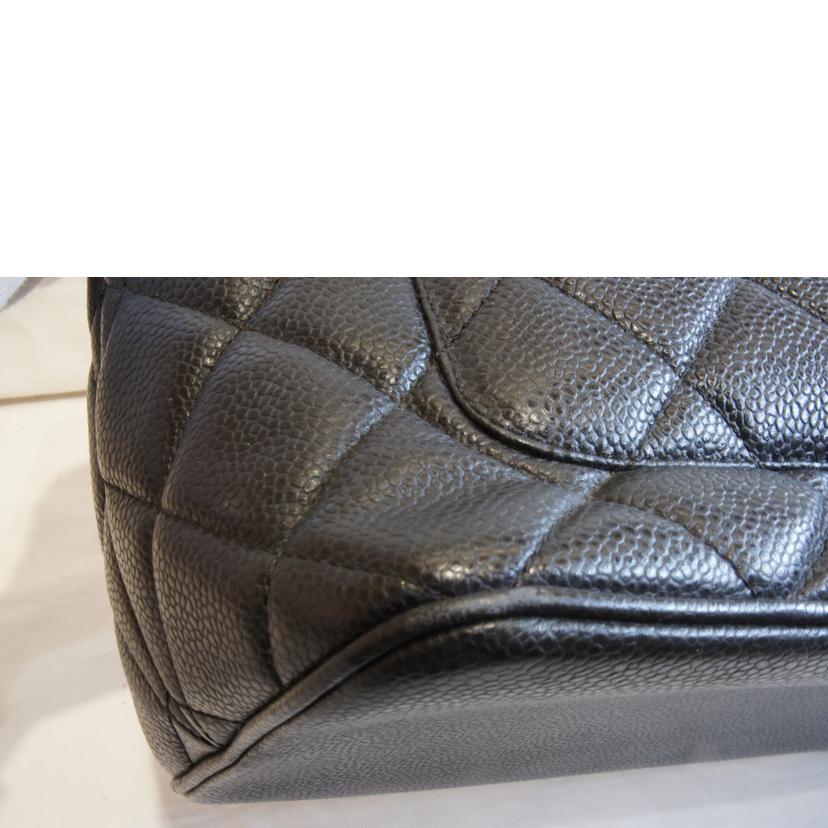CHANEL シャネル/キャビアスキン復刻トートブラックSV金具/A01804//856****/Aランク/92