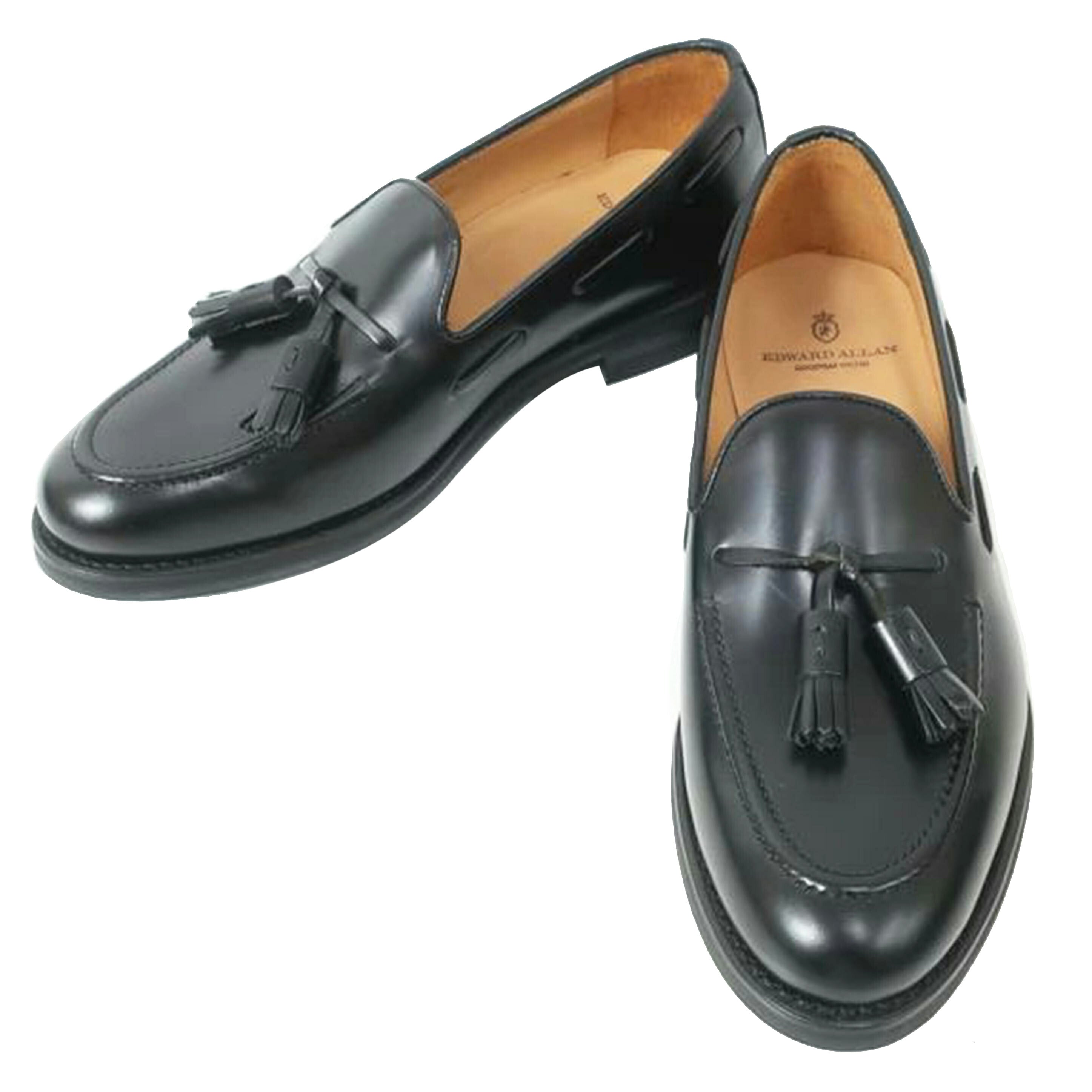 EDWARD　ALLAN エドワードアレン/タッセルローファー　サイズ41　25．5cm　ブラック/30180//ABランク/65