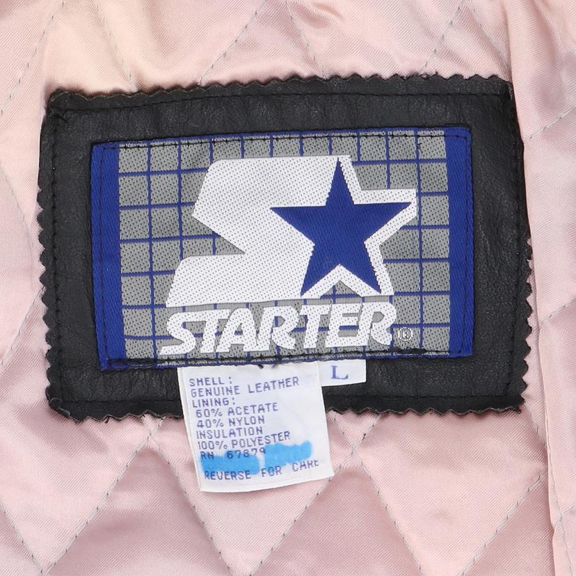 STARTER　/90’s／レザージャケット／RAIDERS／ヴィンテージ//ABランク/24