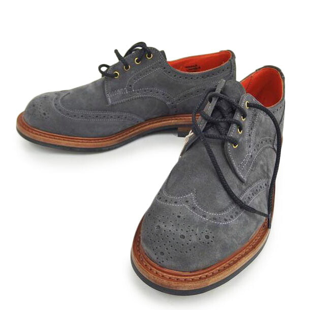 Trickers Trickers/スエードシューズ/ウイングチップ/灰//ｻｲｽﾞ8/ABランク/82