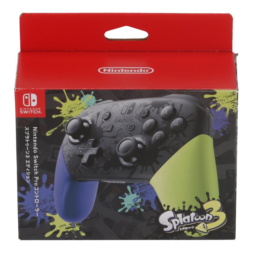 NINTENDO 任天堂 ニンテンドー　/Switch　Proコントローラー／スプラ3/HAC-A-FSSKT//-/Bランク/84