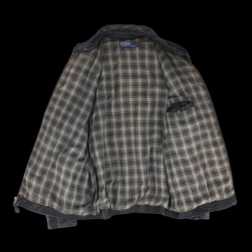 RALPHLAUREN ラルフローレン/90＇s／ラムレザーJK／名作／スイングトップ／レア／希少//ABランク/92