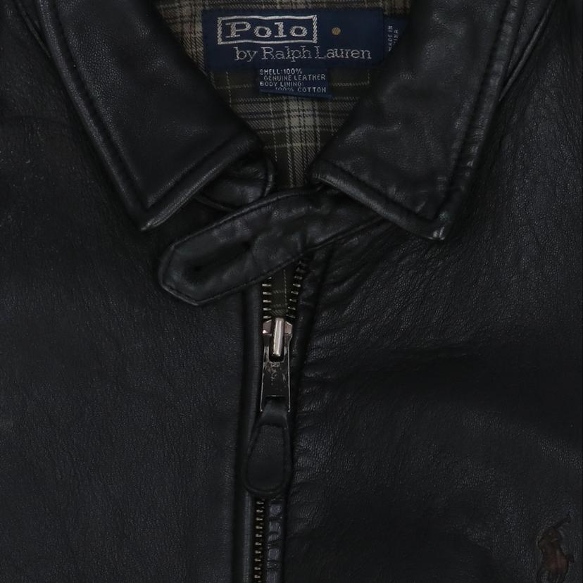 RALPHLAUREN ラルフローレン/90＇s／ラムレザーJK／名作／スイングトップ／レア／希少//ABランク/92