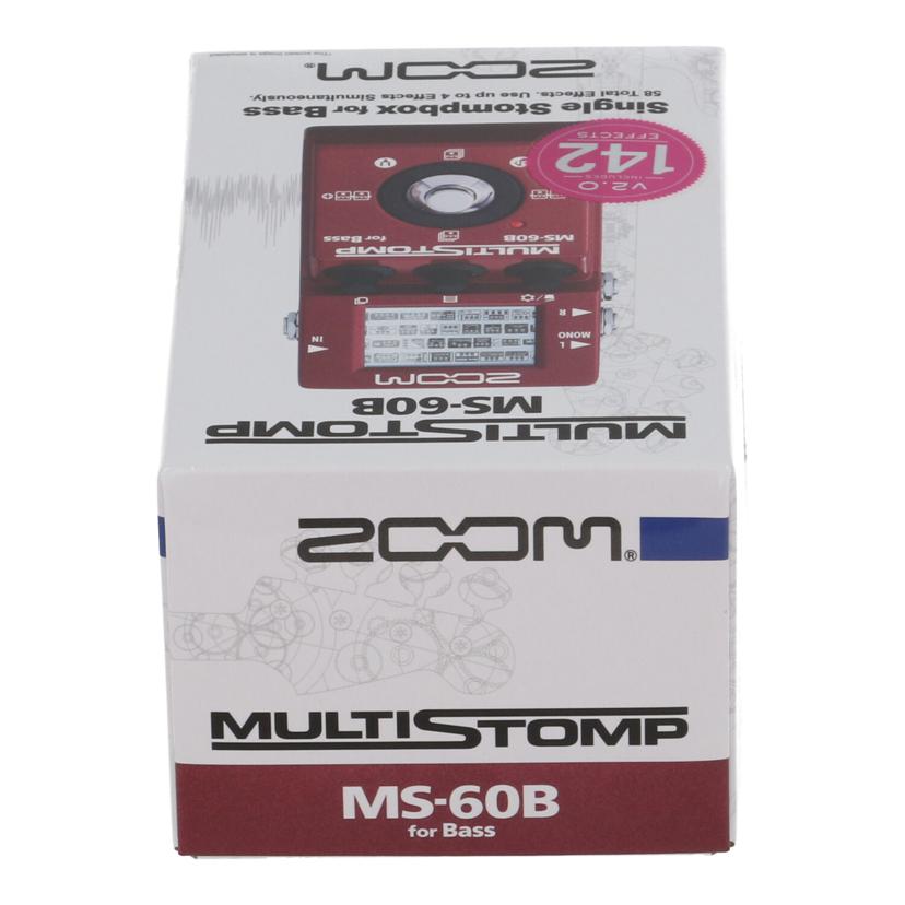 ZOOM ズーム　/ベース用マルチエフェクター/MS-60B V2.0//052920/Sランク/81