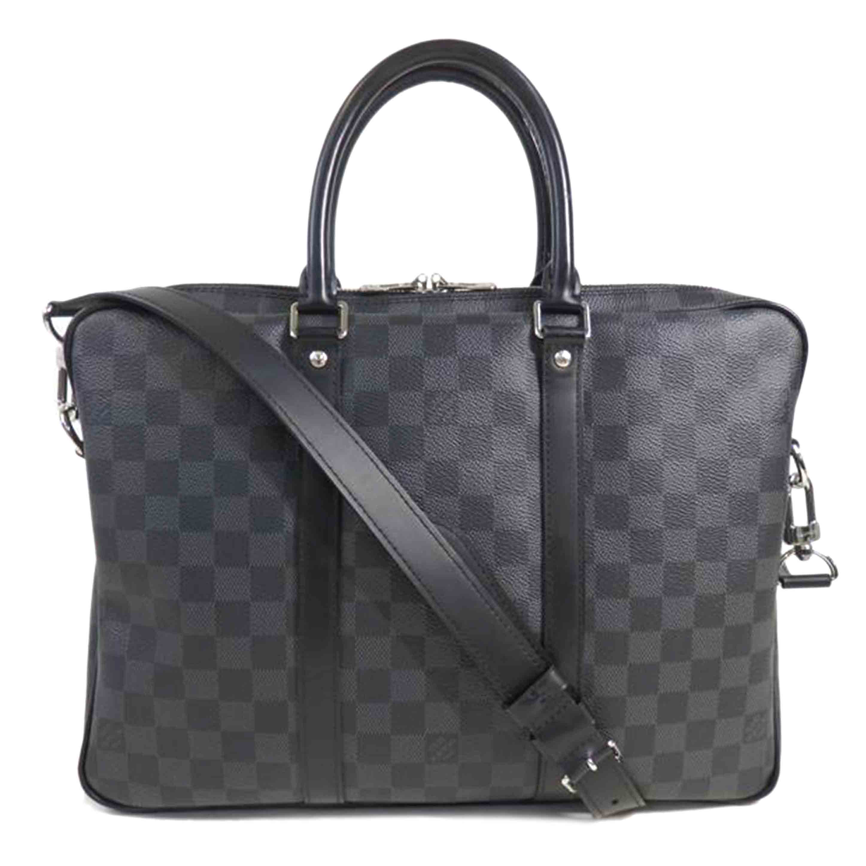 LV ルイヴィトン/PDV／ポルトドキュマンヴォワヤージュ／ダミエ・グラフィット/N41478//GI4***/ABランク/84
