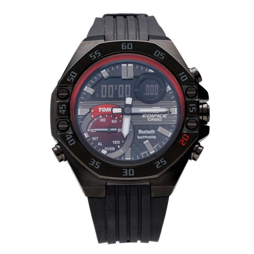 CASIO カシオ/EDIFICE×TOMSコラボ／スマホリンク／ソーラー/ECB-10TMS-1AJR//03G***/Bランク/69
